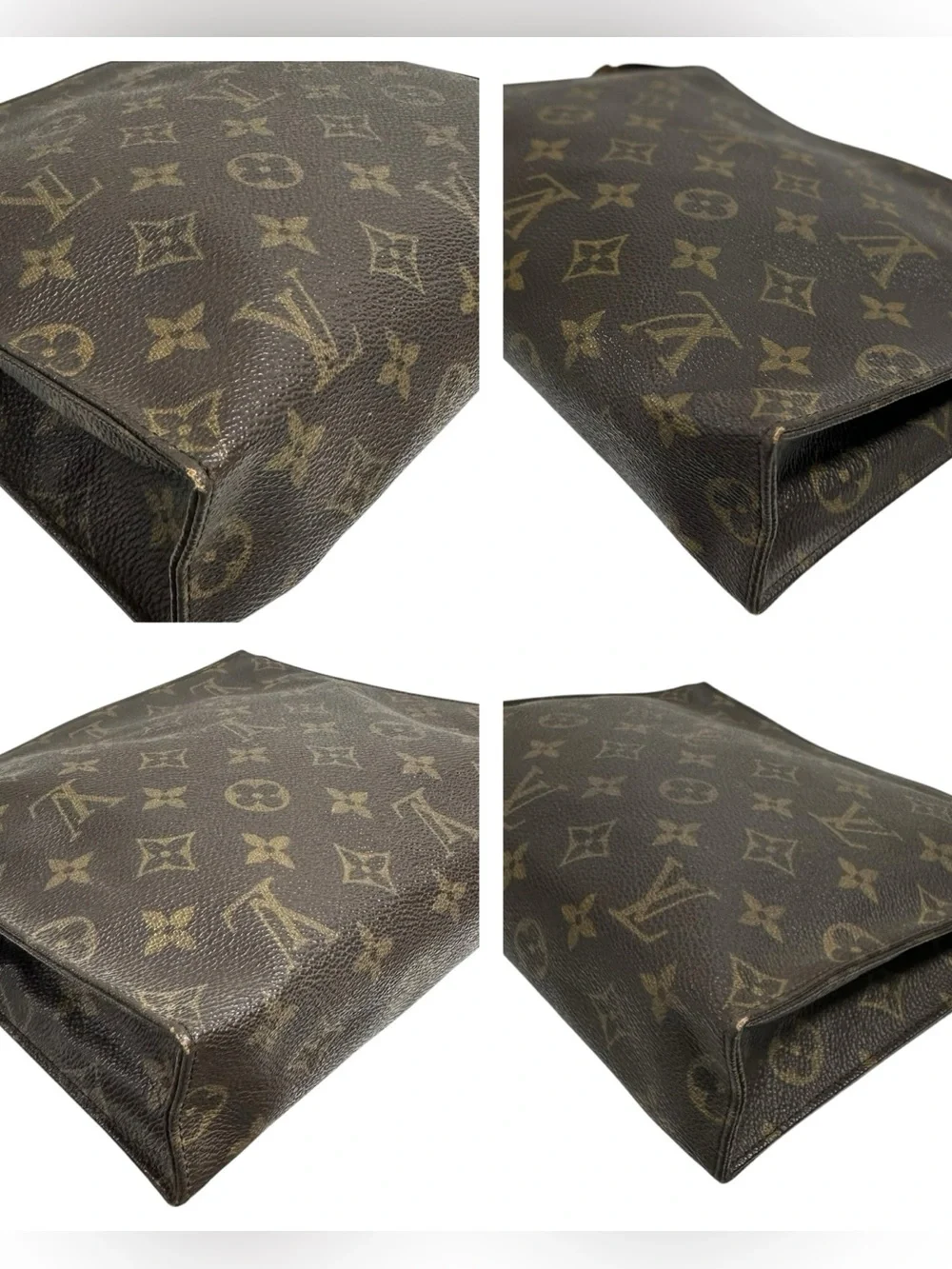 Louis Vuitton Monogram Leather Vintage 1980’s Toiletry 26 Clutch Bag